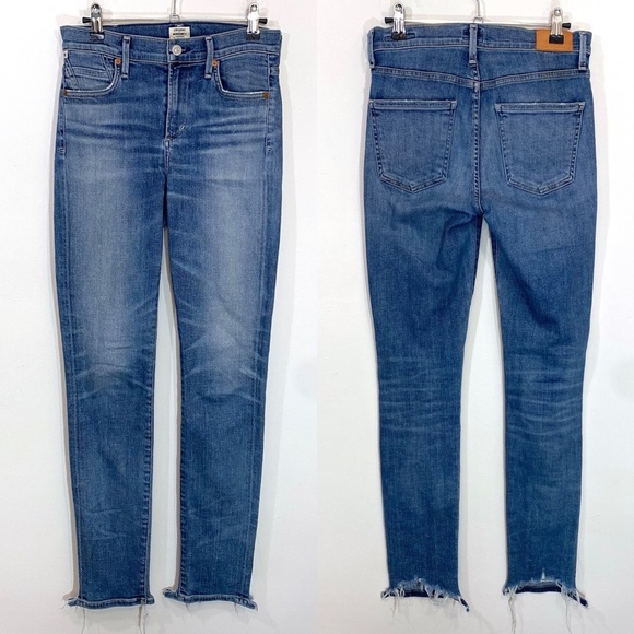 Citizens of Humanity Rocket High Rise Skinny Chewed Hem - Picture 6 of 6